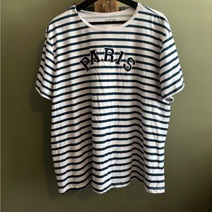 144.) My Style / Paris Striped Tee